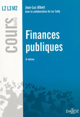 Couverture du produit · Finances publiques - 8e éd.