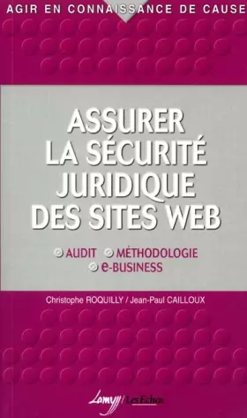 Couverture du produit · Assurer la sécurité juridique des sites Web