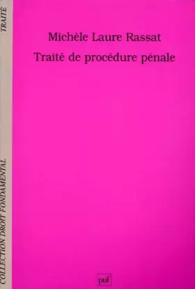 Couverture du produit · Traité de procédure pénale, 3e édition
