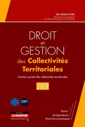 Couverture du produit · Droit et gestion des collectivités territoriales - 2009