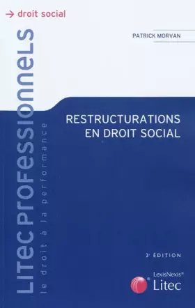 Couverture du produit · Restructurations en droit social