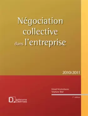 Couverture du produit · Négociation collective dans l'entreprise