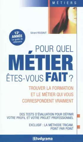 Couverture du produit · Pour quel métier êtes-vous fait ?