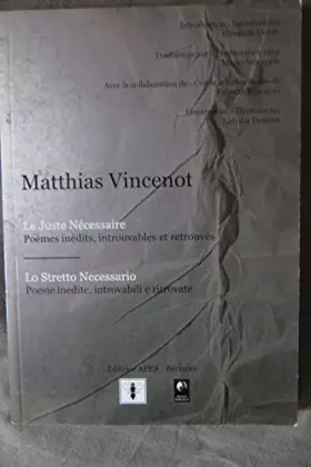 Couverture du produit · Lo stretto necessario. Poesie inedite, introvabili e ritrovate