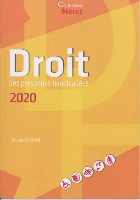 Couverture du produit · Droit des personnes handicapées 2020