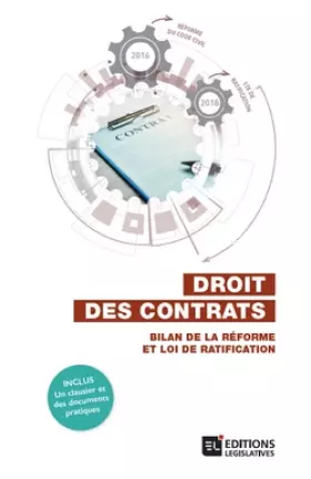 Couverture du produit · Droit des contrats: Bilan de la réforme et loi de ratification