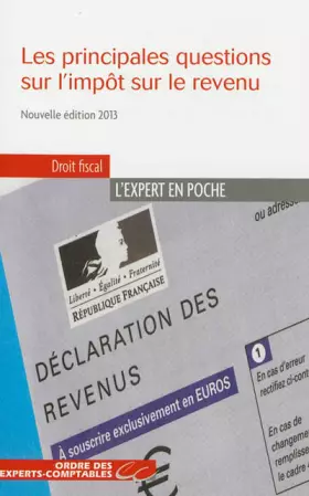Couverture du produit · Les principales questions sur l'impôt sur le revenu