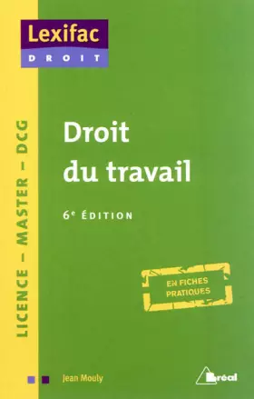 Couverture du produit · Droit du Travail 6eme édition