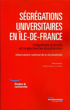 Couverture du produit · Ségrégations universitaires en Ile-de-France