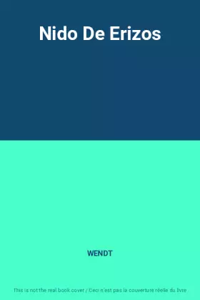 Couverture du produit · Nido De Erizos