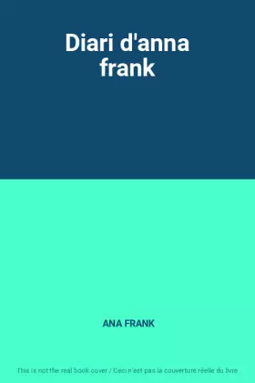 Couverture du produit · Diari d'anna frank