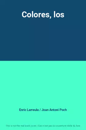 Couverture du produit · Colores, los