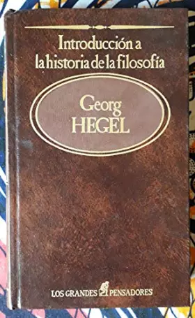 Couverture du produit · INTRODUCCIÓN A LA HISTORIA DE LA FILOSOFÍA