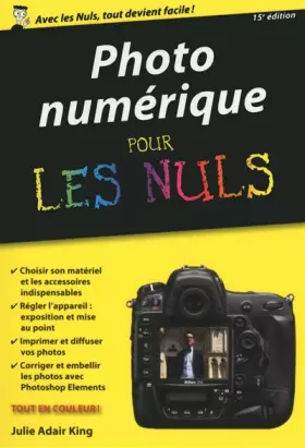 Couverture du produit · Photo numérique pour les Nuls version poche, 15e édition