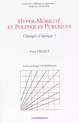 Couverture du produit · Hyper Mobilites et Politiques Publiques