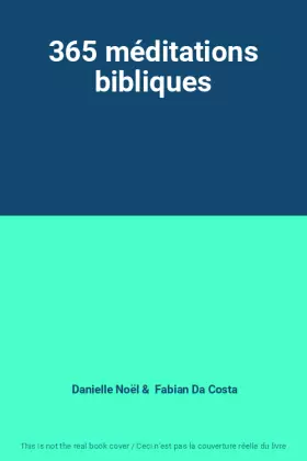 Couverture du produit · 365 méditations bibliques