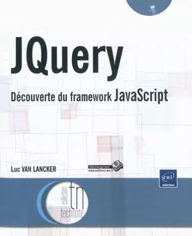 Couverture du produit · JQuery - Découverte du framework JavaScript