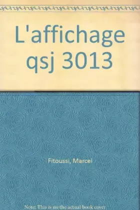 Couverture du produit · L'affichage