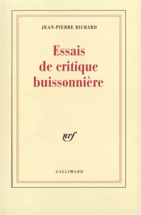 Couverture du produit · Essais de critique buissonnière