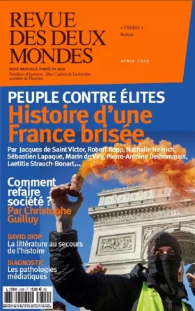 Couverture du produit · Revue des Deux Mondes Juillet 2019: Le libéralisme ?