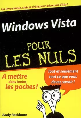 Couverture du produit · Windows Vista pour les Nuls