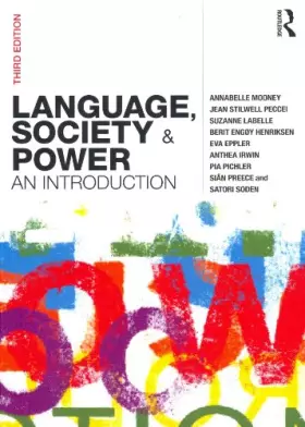 Couverture du produit · Language, Society and Power: An Introduction