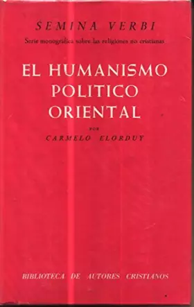 Couverture du produit · El humanismo político oriental