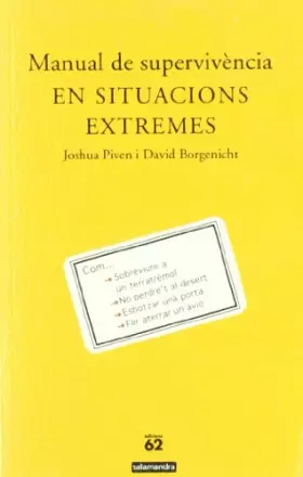 Couverture du produit · Manual de supervivència en situacions extremes