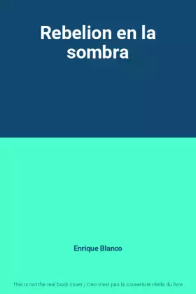 Couverture du produit · Rebelion en la sombra