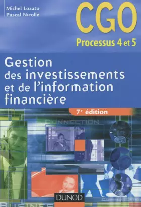 Couverture du produit · Gestion des investissements et de l'information financière: Processus 4 et 5