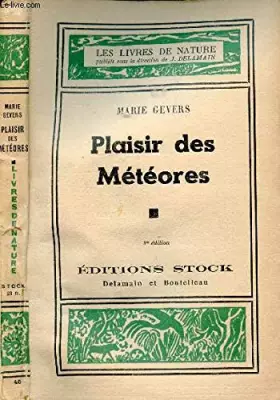 Couverture du produit · PLAISIR DES METEORES