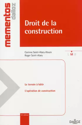 Couverture du produit · Droit de la construction - 10e éd.: Mémentos