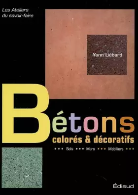 Couverture du produit · Bétons colorés et décoratifs
