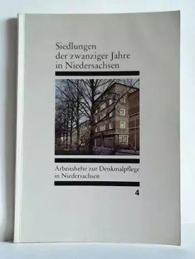 Couverture du produit · Siedlungen der zwanziger Jahre in Niedersachsen