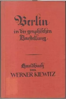 Couverture du produit · Berlin in der graphischen Darstellung. Handbuch.