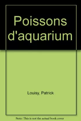 Couverture du produit · Poissons d'aquarium
