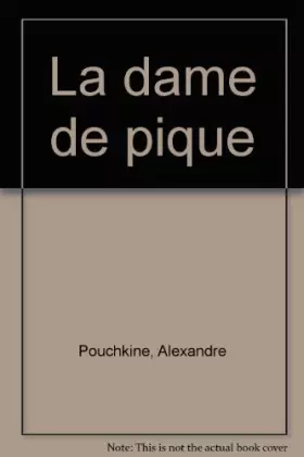 Couverture du produit · LA DAME DE PIQUE
