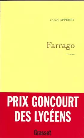 Couverture du produit · Farrago - Prix Goncourt des lycéens 2003