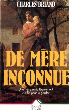 Couverture du produit · De mere inconnue