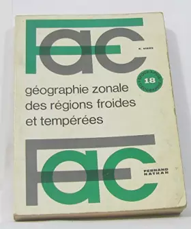 Couverture du produit · Géographie zonale des régions froides et tempérées