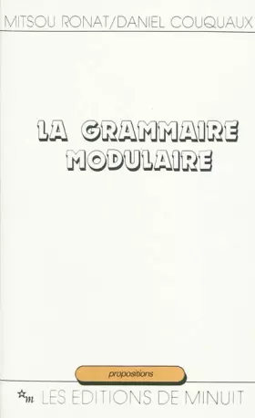 Couverture du produit · La grammaire modulaire