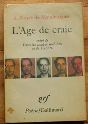 Couverture du produit · L'age de craie, suivi de Dans les années sordides et de Hedera