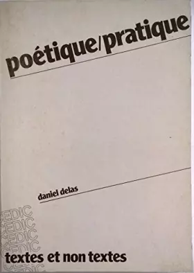 Couverture du produit · Poétique pratique