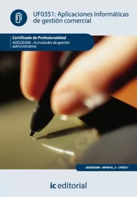 Couverture du produit · Aplicaciones informáticas de la gestión comercial. adgd0308 - actividades de gestión administrativa
