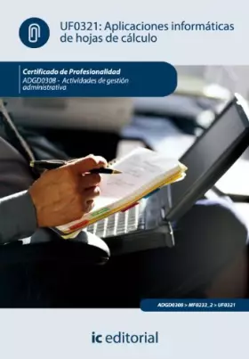 Couverture du produit · Aplicaciones informáticas de hojas de cálculo. adgd0308 - actividades de gestión administrativa