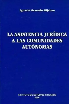 Couverture du produit · La asistencia juridica a las comunidades autonomas