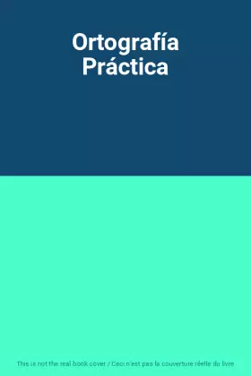Couverture du produit · Ortografía Práctica