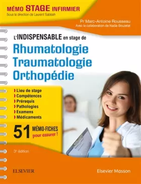 Couverture du produit · L'indispensable en STAGE de Rhumatologie - Traumatologie - Orthopédie: Traumato-Orthopedie