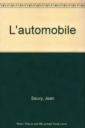 Couverture du produit · L'automobile