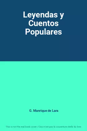 Couverture du produit · Leyendas y Cuentos Populares